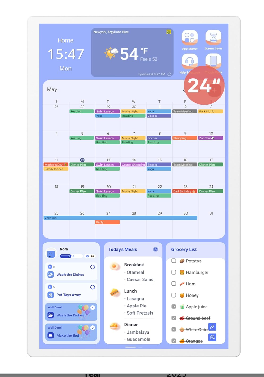 Digital Calendar Organizer